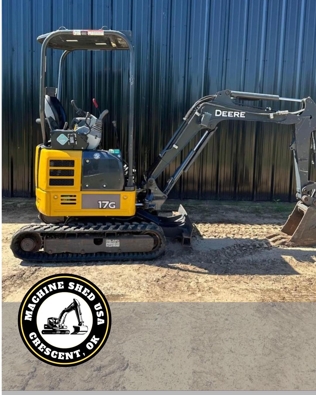 SOLD-2017 John Deere 17G Mini Excavator