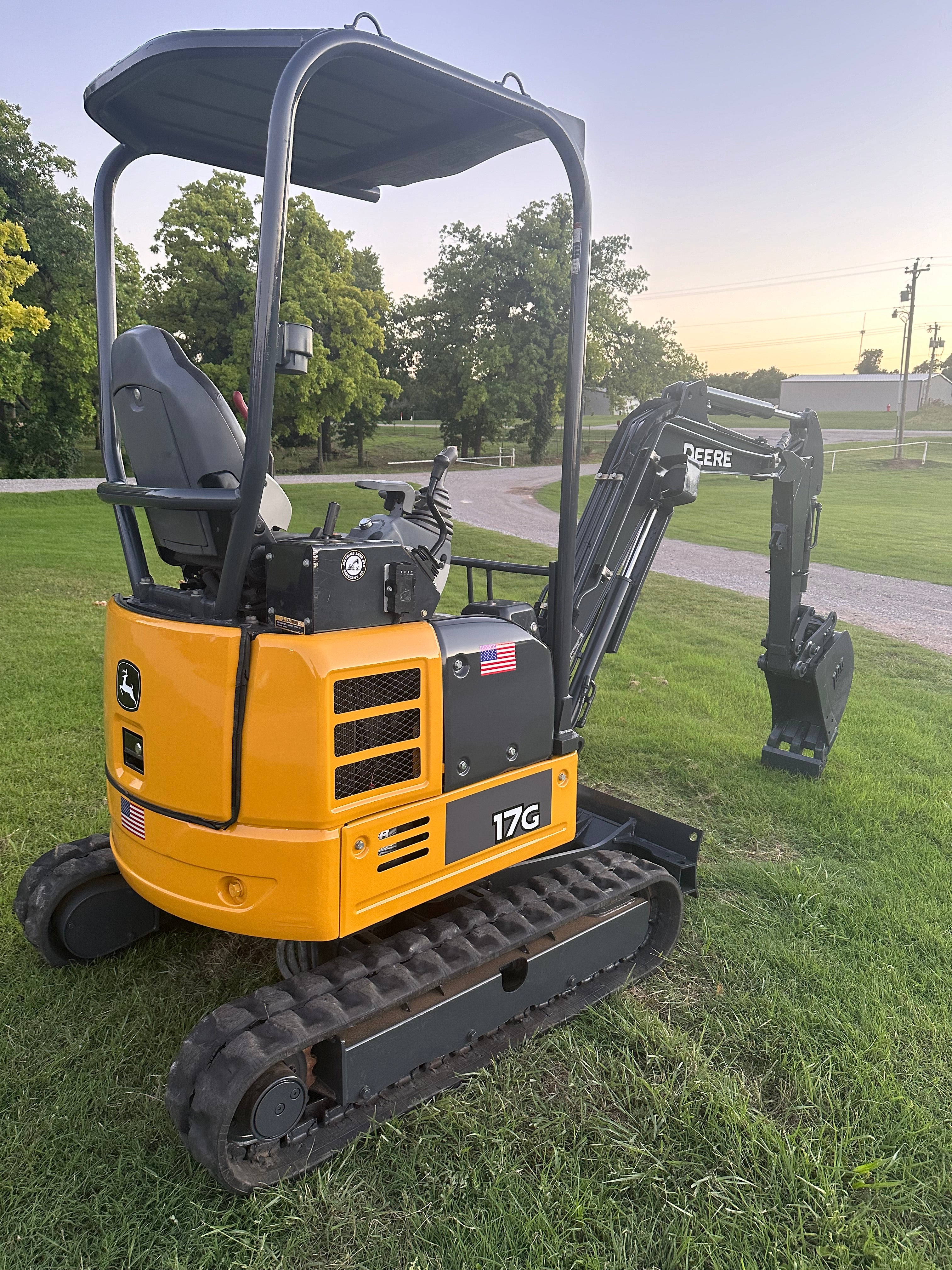 SOLD-2018 John Deere 17G Mini Excavator