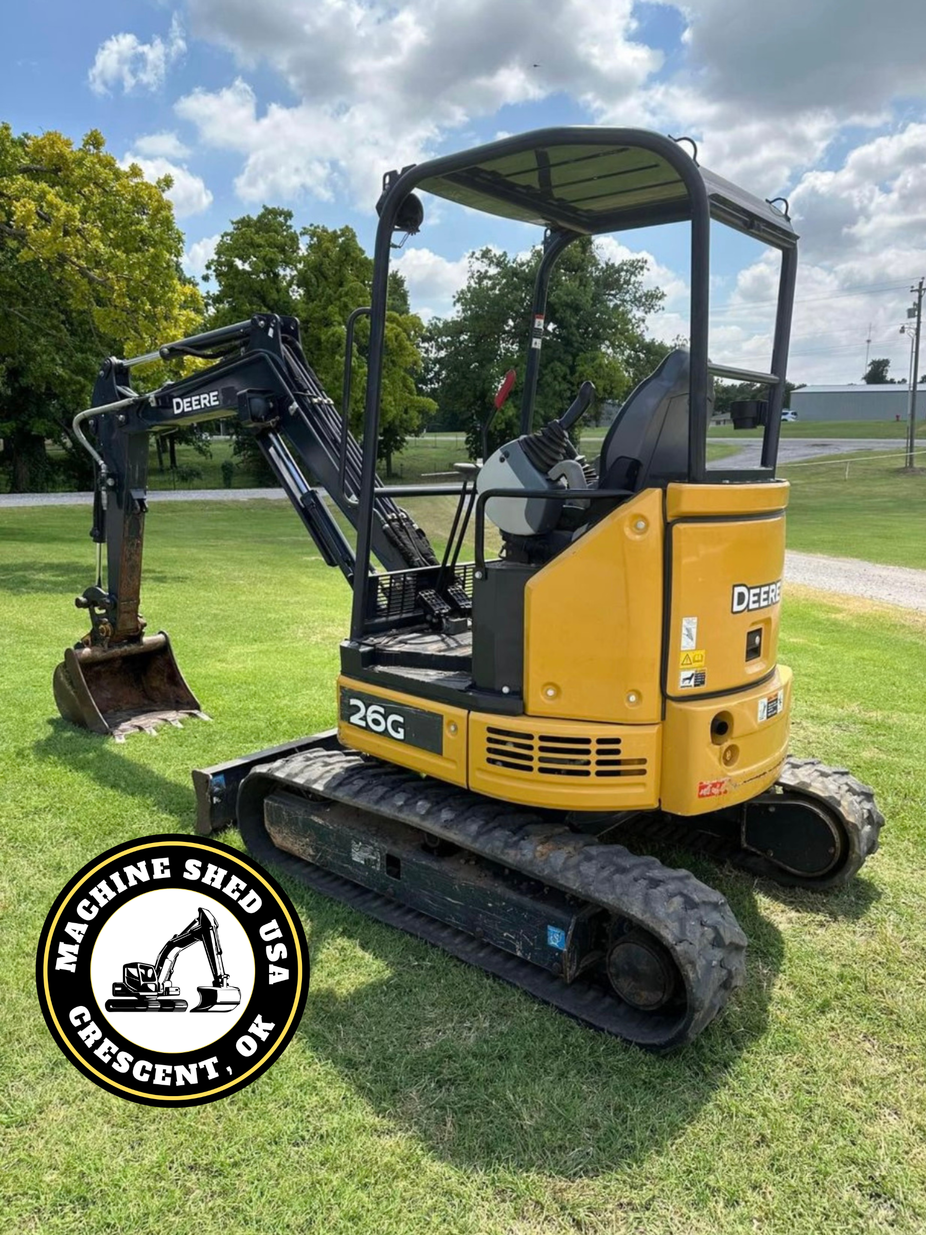 SOLD-2019 John Deere 26G Mini Excavator