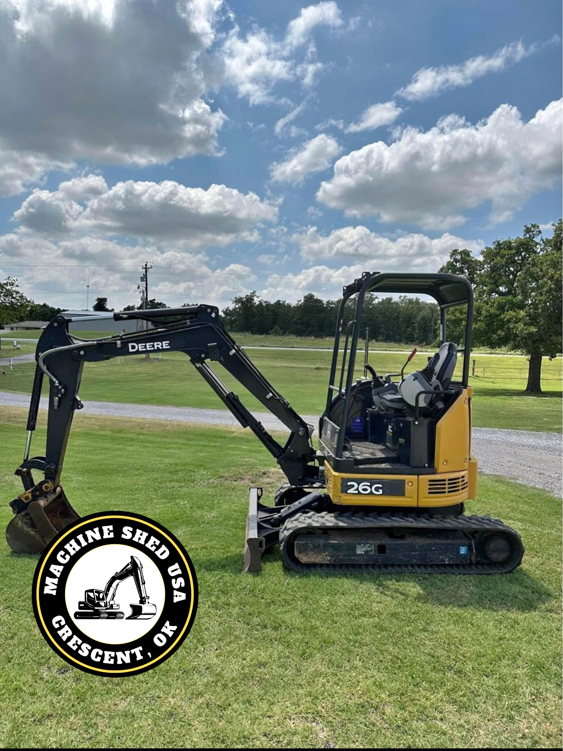 SOLD-2019 John Deere 26G Mini Excavator