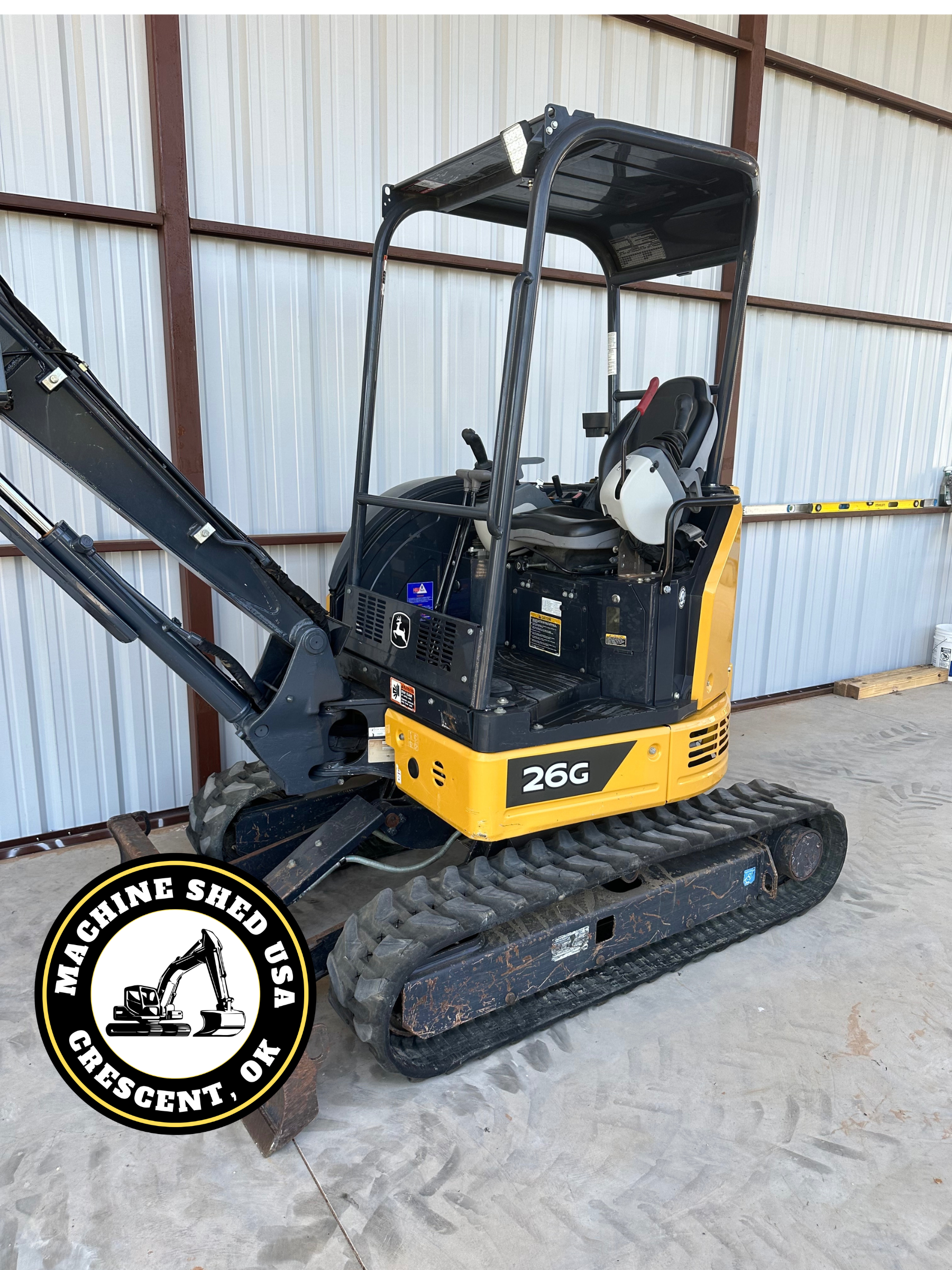 SOLD-2020 John Deere 26G Mini Excavator