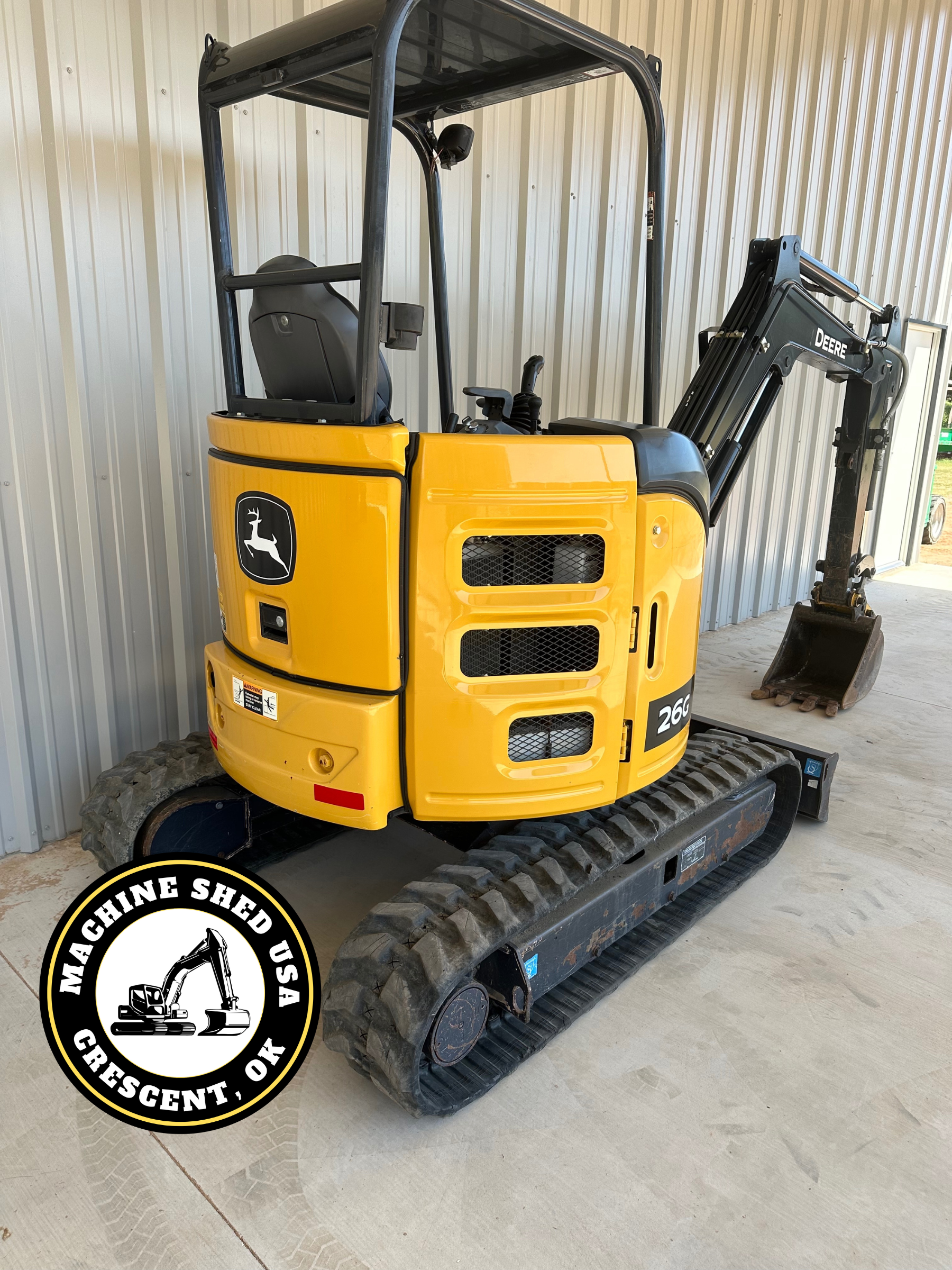 SOLD-2020 John Deere 26G Mini Excavator