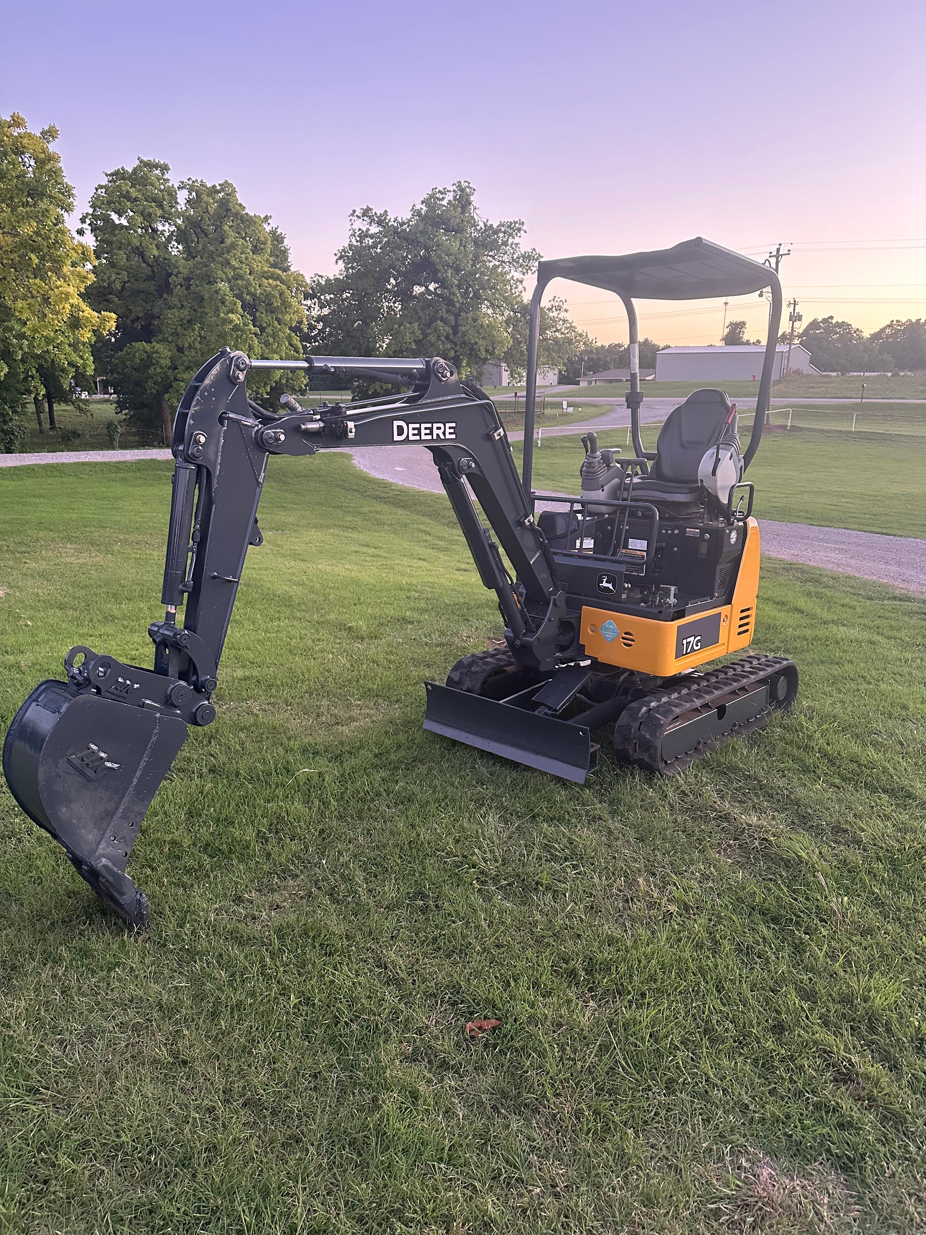 SOLD-2018 John Deere 17G Mini Excavator