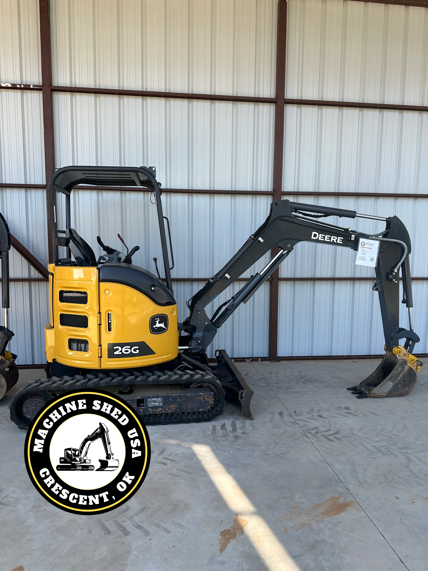 SOLD-2020 John Deere 26G Mini Excavator